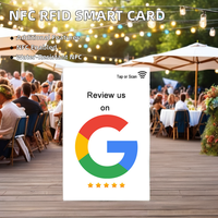 Carte de visite en PVC imprimable avec logo personnalisé Puce RFID NFC Matériau PET Modèle ISO intelligent sans contact pour le paiement d'un hôtel 13.56MHz