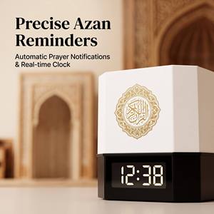 Lecteur Coran QB303, Horloge Azan, Cadeau Musulman, Entraînement à l'Arabe via Bluetooth, Haut-parleur Coranique - Product Image 2