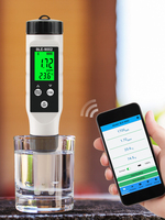 Testeur numérique intelligent de concentration d'ions hydrogène H2/TEMP 2 en 1 Bluetooth 0~2990ppb BLE-9002, alimenté par application mobile