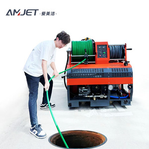 AMJET - Máquina <span class=keywords><strong>de</strong></span> Limpieza <span class=keywords><strong>de</strong></span> Alta <span class=keywords><strong>Presión</strong></span> <span class=keywords><strong>a</strong></span> Gasolina con Sistema <span class=keywords><strong>de</strong></span> Control Remoto y Tanque <span class=keywords><strong>de</strong></span> <span class=keywords><strong>Agua</strong></span> <span class=keywords><strong>de</strong></span> 500 Litros, Máquina <span class=keywords><strong>de</strong></span> Limpieza <span class=keywords><strong>de</strong></span> Tuberías <span class=keywords><strong>de</strong></span> Drenaje - Product Image 1