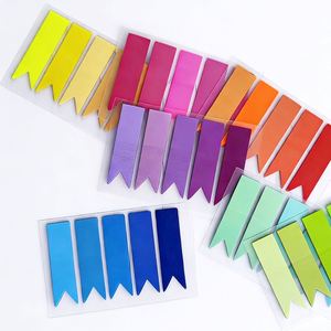 <b>Cute</b> 100sheets Flag-Shaped Sticky Note Tabs Assorted Colors Removable Adhesive Page Markers <b>Notebook</b> Office School Organization - Product Image 6