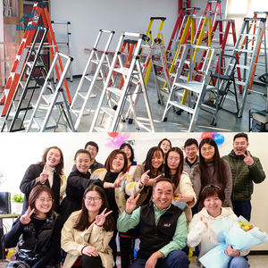 Scaletta Pieghevole Antiscivolo con Telaio in Metallo Sedia a Scala Cavalletto Pieghevole in Alluminio - Product Image 5