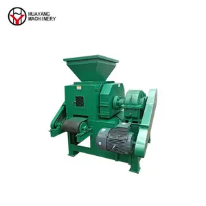 Máquina de prensagem de bolas de rolo duplo para toner, pó de ferro, máquina de prensagem de bolas de rolo duplo