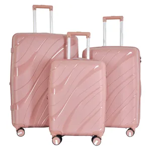 Nuovo Design borsa per bagagli di alta qualità Trolley per aereo valigia intelligente set di valigie da viaggio in Pp