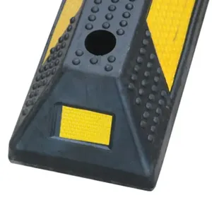 Prix usine 4 trous 750mm caoutchouc voiture <span class=keywords><strong>béton</strong></span> roue arrêt Parking équipement voiture caoutchouc Parking bouchon - Product Image 4