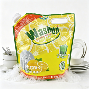 Pochette souple OEM 5L pour recharge de liquide vaisselle, savon à vaisselle, détergent - Product Image 1