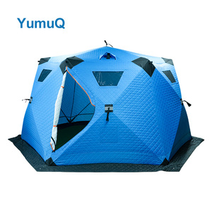 YumuQ nouveau Type 6-8 personnes Pop Up pêche à <span class=keywords><strong>la</strong></span> <span class=keywords><strong>carpe</strong></span> bivvy tente sac à dos pour <span class=keywords><strong>la</strong></span> pêche sur glace rapidement ouvert - Product Image 1
