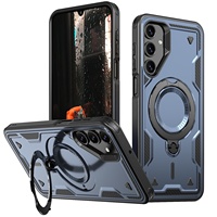 Étui de protection robuste magnétique intégral antichoc en TPU+PC+Métal pour Samsung A16 A06 A15 A25 A-789