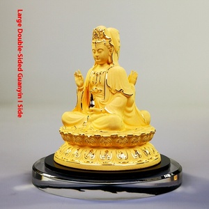พระโพธิสัตว์<span class=keywords><strong>กวน</strong></span><span class=keywords><strong>อิ</strong></span><span class=keywords><strong>ม</strong></span> พระพุทธรูป ชุบทอง 24K แกะสลักด้วยมือ ประดับตกแต่งภายในรถยนต์ ของตกแต่งคริสต์มาส - Product Image 4
