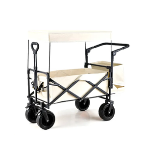 Vente en gros de chariots pliants portables multifonctionnels de grande capacité Plate-forme OEM pour le rangement du <span class=keywords><strong>jardin</strong></span>, du pique-nique et du camping en plein air - Product Image 5