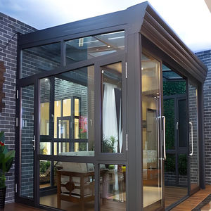 Villa Yuantai, <span class=keywords><strong>véranda</strong></span> inclinée en verre trempé double, maison de jardin, 4 saisons, imperméable, enclos de patio, <span class=keywords><strong>véranda</strong></span> automatique <span class=keywords><strong>pour</strong></span> hôtel - Product Image 2