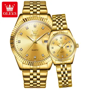 OLEVS 5526 Waterproof Watch Gift Lover Oem Ladies Watches Lady Wristwatch Custom Logo Lovely Elastic Band Watch For Couple
