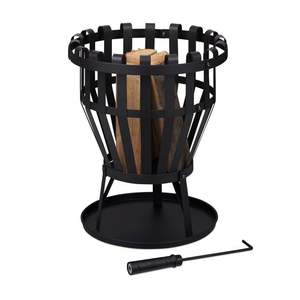 2025 Offre Spéciale Grande Graduation Fire Pit Cheminée Log Steel China Brazier avec Fire Poker - Product Image 5