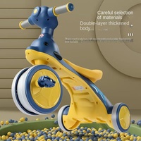 Tricycle pour enfants, scooter, plus de 3 ans, voiture à roulettes en plastique, musique, lumière, poussette jouet