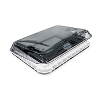 Fenêtre de toit pour camping-car 700x500mm, trappe de toit pour caravane, fenêtre de toit pour camping-car avec éclairage LED