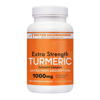Marque privée 500mg Pipérine Curcumine Curcuma Capsules de qualité alimentaire Supplément à base de plantes Extraction liquide-solide Bouteilles OEM/ODM
