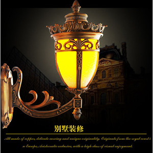 Lampe murale extérieure en cuivre, Led, étanche, 110-240V, forme cylindrique, pour éclairage de jardin et de terrasse - Product Image 5