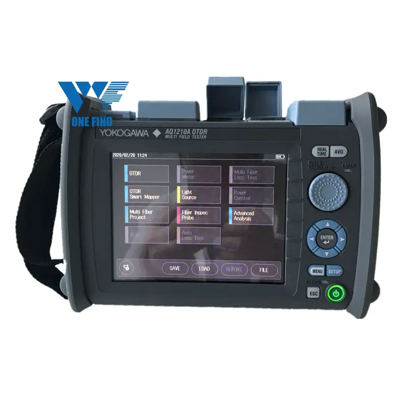 Yokogawa AQ1210A 1310/1550nm 37/35dB OTDR tester with light source and Smart Mapper function like EXFO iOLM