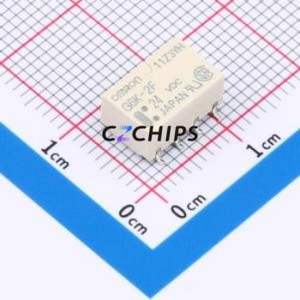 G6K-2F-TR DC24 Signal Relay SMD,6.5x10mm Relay 24V 2 Changeover: 2C (DPDT-Changeover)::: 60V-DC/125V-AC 1A - Product Image 1