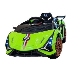 Realistic Plastic Electric Swing <b>Cars</b> for <b>Kids</b> Fun Home <b>Garage</b> Drives with Horn - Product Image 1