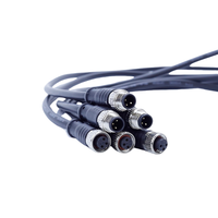 Câble de Faisceau de Câblage Circulaire Personnalisé Étanche Industriel IP67 IP68 3, 4 ou 8 Broches M12 M8 Mâle Femelle pour Capteur