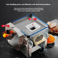 Trancheuse à viande domestique, machine à découper la viande électrique de comptoir pour hacher et trancher