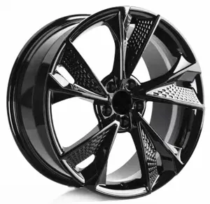 Cina BOLUN 19*8.5 Wajah Mesin Hitam 5*108 Mobil Roda Tempa untuk Jaguar XF Rims