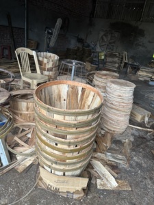 <b>WOODEN</b> SEAFOOD <b>BASKET</b> <b>WOODEN</b> CRAB <b>BASKET</b> <b>WOODEN</b> CRAB BUSHEL <b>BASKET</b> LARGE QUANTITY FROM BLUE LOTUS CHEAP PRICE - Product Image 4