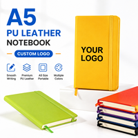Carnet scolaire A5 en cuir PU personnalisable avec logo, en stock, best-seller 2026, fabricant de carnets