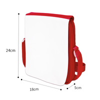 Sac bandoulière carré uni de petite taille pour voyage en extérieur, personnalisable par impression par transfert thermique, fournisseur chinois