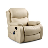 MEIMIN Fauteuil de loisir inclinable personnalisé en cuir Massage Salon Canapé Théâtre Ensemble de fauteuils inclinables avec télécommande