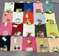 Cuci Gudang Kaos Katun Anak Grosir Pakaian Kasual Kemasan Campur Pengiriman Acak Baju Bekas