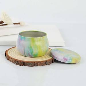 Ventas calientes regalo <span class=keywords><strong>de</strong></span> lujo Metal Aroma latas tarro vela Natural 4,4 oz cera <span class=keywords><strong>de</strong></span> soja velas perfumadas en latas boda vela perfumada - Product Image 6