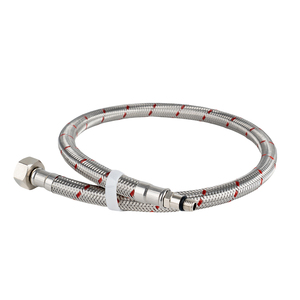 <span class=keywords><strong>Tuyau</strong></span> d'arrivée <span class=keywords><strong>flexible</strong></span> en acier inoxydable tressé 2025 avec raccord en laiton certifié NSF KTW CUPC pour eau chaude, cuisine et <span class=keywords><strong>WC</strong></span> - Product Image 2