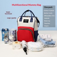 Personalisierter Logo-Wickelrucksack mit Großer Kapazität und Isolierten Flaschenhaltern Multifunktionale Baby-Reisetasche für Frauen und Männer
