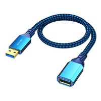 Cable USB 3.0 a Micro B de 5 Gbps para Carga Rápida de Datos para Disco Duro, Teléfono Inteligente, Tableta, 0.3M 5M, Trenzado de Aluminio