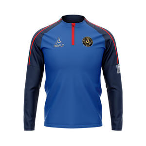 Chaqueta de Entrenamiento de Fútbol Personalizada para Hombre, Manga Larga, Cierre de Cremallera, Chaqueta de Fútbol al por Mayor - Product Image 3