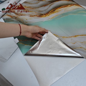 Wayon Étanche Peel-Off PVC Marbre Papier Peint Rouleau Auto-Adhésif pour Salon Chambre Gym Hôtel Salle De Bains Décoration Murale - Product Image 2