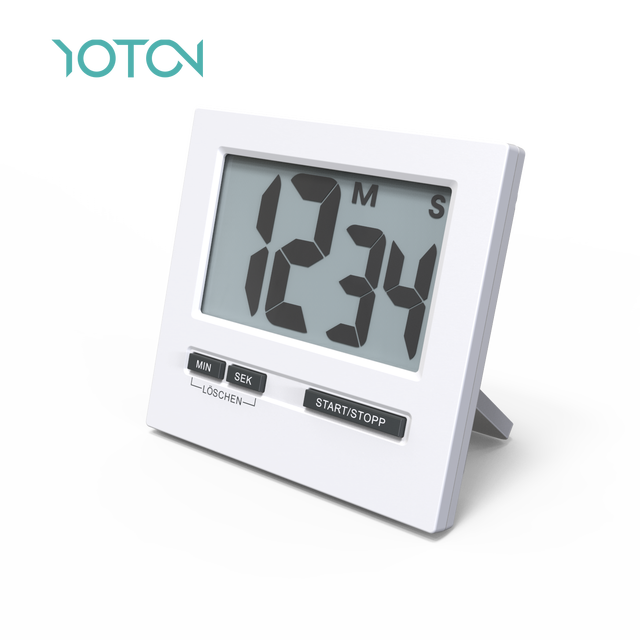 Wholesale Digital Kitchen Timer with LCD Display Battery Powered CE/EU Certified 1 Hour Fixed Time Set Time Reminder