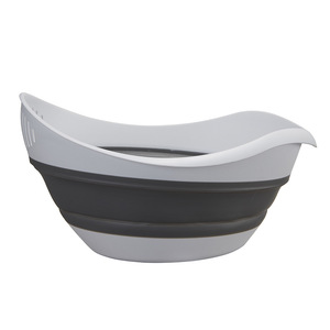 <span class=keywords><strong>Escurridor</strong></span> <span class=keywords><strong>de</strong></span> Cocina Ovalado Plegable y Colgante para Lavar Frutas, <span class=keywords><strong>Verduras</strong></span> y Arroz, Diseño Simple y Moderno - Product Image 1