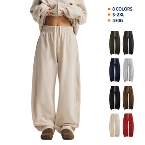 <span class=keywords><strong>Pantaloni</strong></span> <span class=keywords><strong>Invernali</strong></span> da <span class=keywords><strong>Donna</strong></span> Personalizzati con Chiusura a Coulisse, Fodera in Pile e Gamba Curva in Tessuto Pesante Lavorato a Maglia - Product Image 1