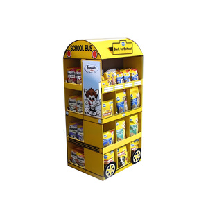 Estante de exhibición de cartón de paleta minorista independiente para publicidad y promoción de tienda - Product Image 2