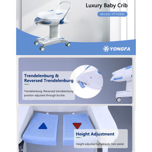 Deluxe Krankenhaus-Neugeborenen-ABS-Kinderwagen mit Wiegefunktion Luxus-Babywagen mit Sonnenschutz-Verdeck |   OEM/ODM Individuelles Logo - Product Image 3