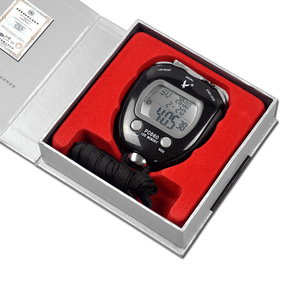 Tianfu PC660 Electronic Stopwatch 3 Row Display 100 Memory Channels Chronograph Large Screen Unisex Timing Device - Product Image 1