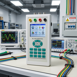 Voltmètre et ampèremètre numériques portables multifonctionnels à trois pinces pour le test de la qualité de l'énergie des circuits AC - Product Image 4