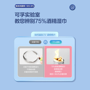 Lingettes alcoolisées Cofoe, concentration à 75 %, désinfectantes pour la maison et le bureau - Product Image 1