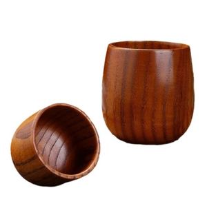 Best Seller Arabic Vintage <b>Reusable</b> Wooden Coffee Sake Mug Handmade for Hotel Home Use Natural Wooden Tea <b>Cup</b> for Tea - Product Image 3