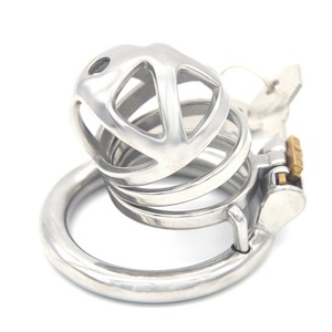 Dispositivo de Castidad de Acero Inoxidable FRRK, Juguetes Sexuales, Accesorios Resistentes, Jaula para Pene, Candado para Pene, Juego SM para Hombres - Product Image 1