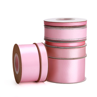 Rubans en satin uni de 196 couleurs, 100 yards, 1 12 ruban liston satinado, ruban en satin pour fleurs