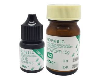 GC <span class=keywords><strong>Fuji</strong></span> II LC แก้วไอโอโนเมอร์ซีเมนต์ผง15กรัม + 8กรัม A3เหลว - Product Image 3